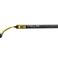 Titan NiMh 1700mAh 9.6v Stick T-Plug (Deans)